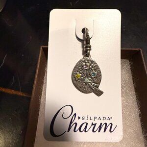 NWT Silpada Sterling Mother's Day Charm with box